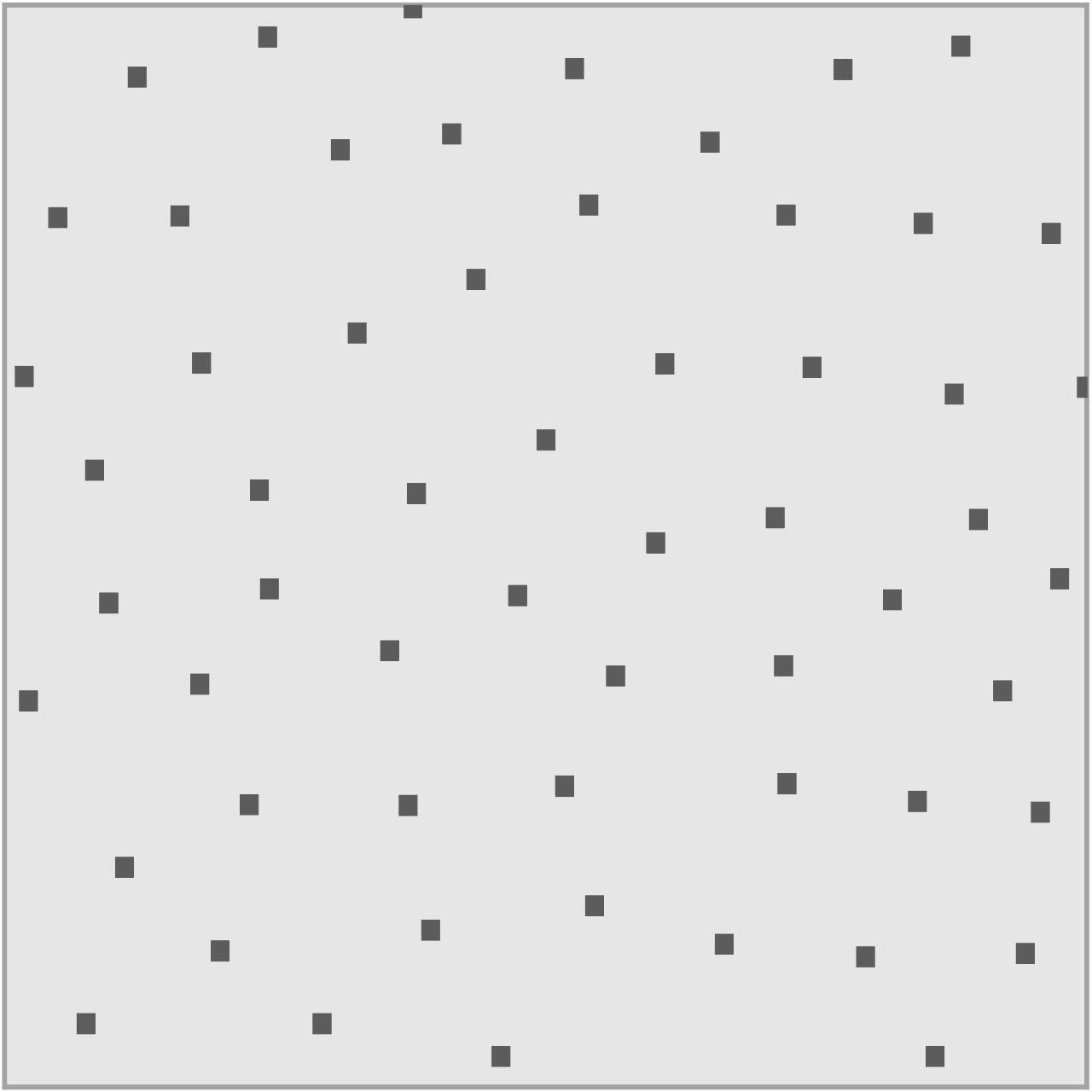 2 by 4 inch dot pattern